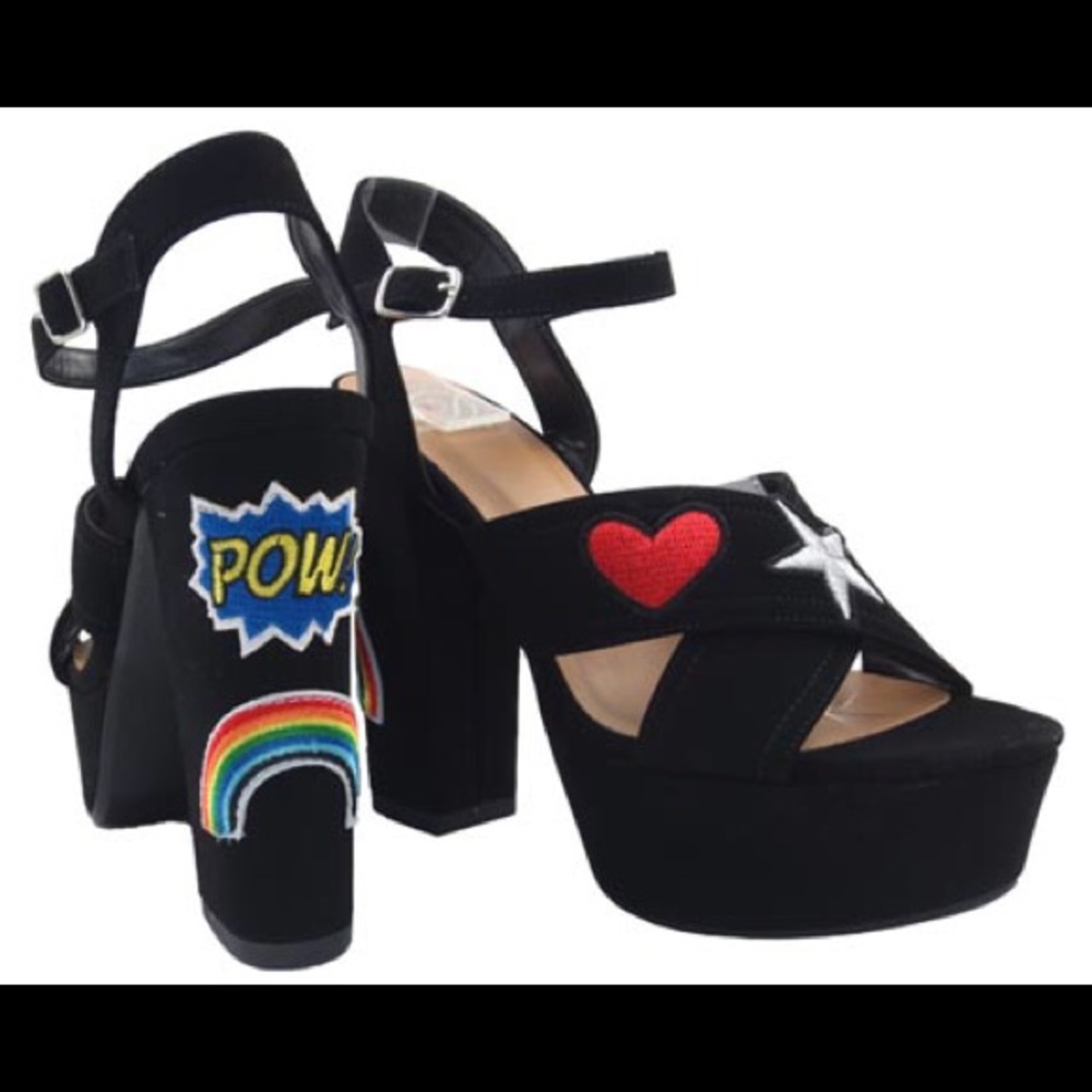 Black Pazia Platforms